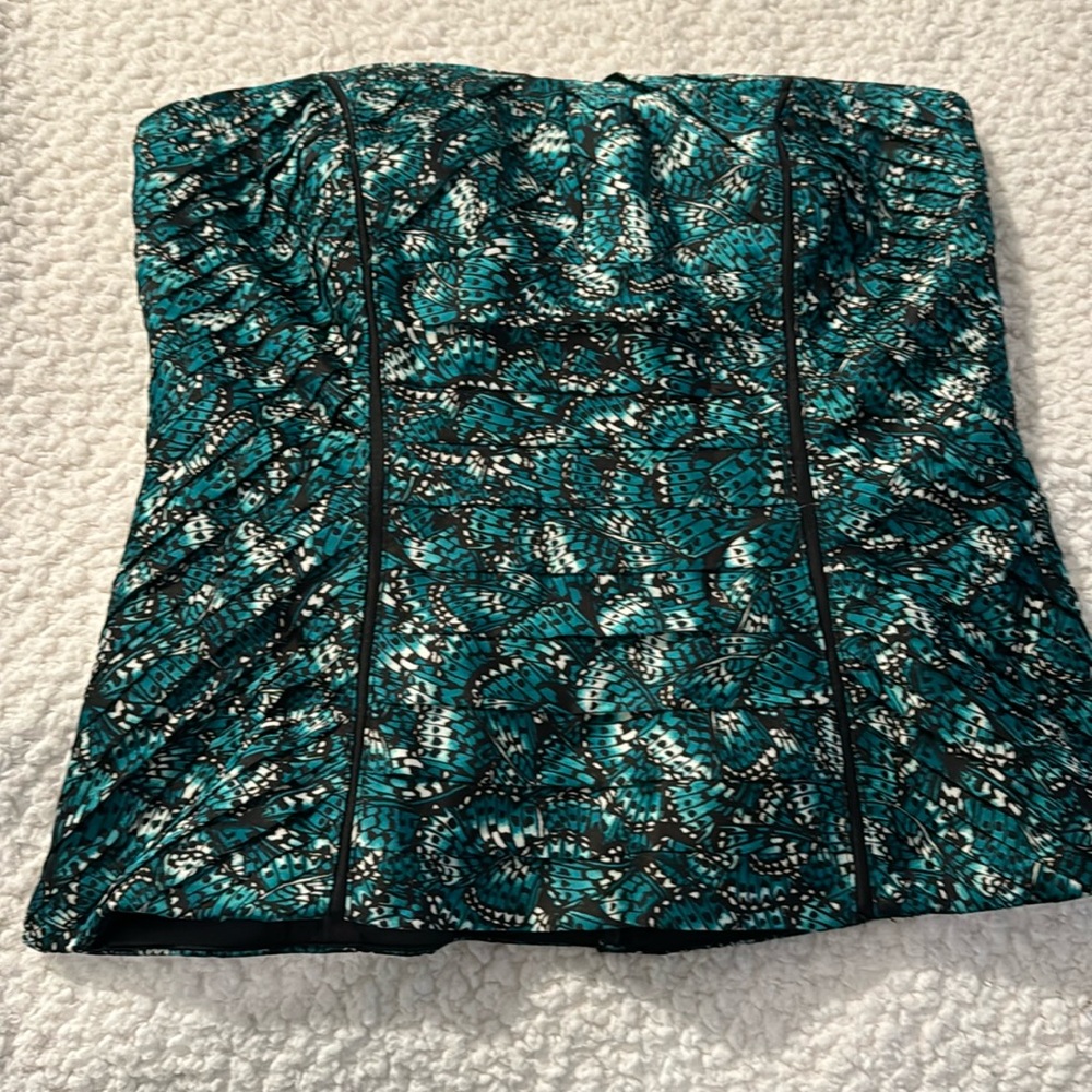White House black market bustier top